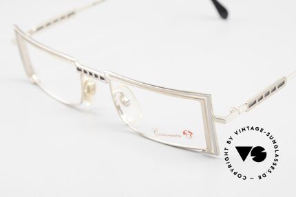 Casanova LC5 Vintage Brille Eckig 80er 90er, Rahmendesign & -farbe entsprechend der "Belle Epoque", Passend für Herren und Damen