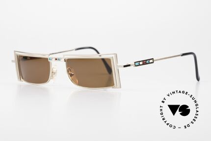 Casanova LC5 Sonnenbrille Jugendstil 90er, LC ="Liberty Collezione", was im Ital. "Jugendstil" ist, Passend für Herren und Damen
