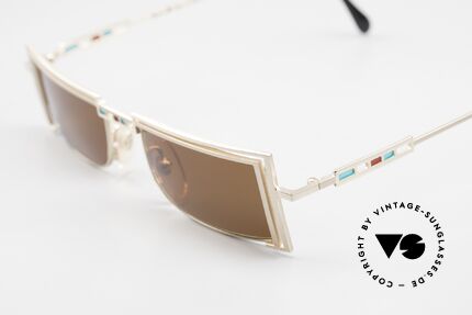Casanova LC5 Sonnenbrille Jugendstil 90er, Rahmendesign & -farbe entsprechend der "Belle Epoque", Passend für Herren und Damen