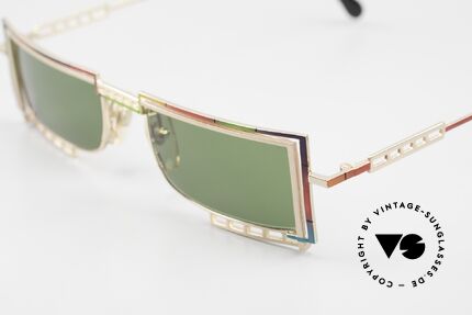 Casanova LC4 Regenbogen Sonnenbrille, Rahmendesign & -farbe entsprechend der "Belle Epoque", Passend für Herren und Damen