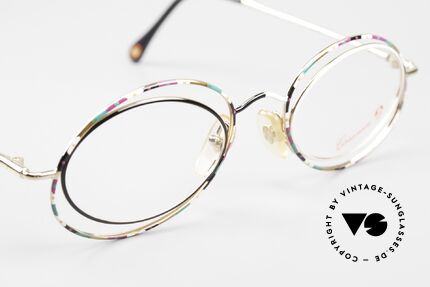 Casanova LC16 Damenbrille Verrückt Bunt, ungetragenes Exemplar mit orig. Casanova DEMO Glas!, Passend für Damen