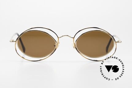 Casanova LC16 Damen Sonnenbrille Crazy, LC: "Liberty Collezione", was im Ital. "Jugendstil" ist, Passend für Damen