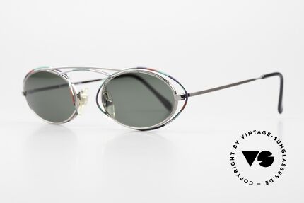 Casanova LC22 Sonnenbrille Jugendstil Oval, tolles Zusammenspiel: Farbe, Form und Funktionalität, Passend für Damen