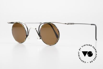 Casanova LC32 Runde Sonnenbrille Crazy, tolles Zusammenspiel: Farbe, Form und Funktionalität, Passend für Herren und Damen