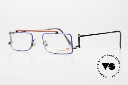 Casanova RVC3 Brille zum Rot-Blauen Stuhl, Rietveld gehörte der Künstlervereinigung "De Stijl" an, Passend für Herren und Damen
