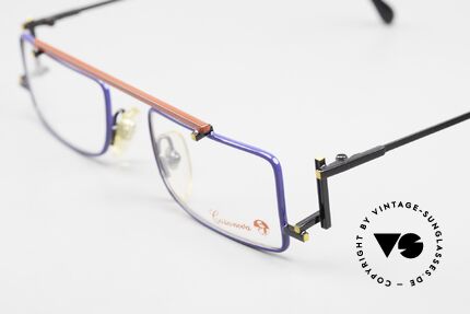 Casanova RVC3 Brille zum Rot-Blauen Stuhl, geometrisch-abstrakte Formen & funktionaler Purismus, Passend für Herren und Damen