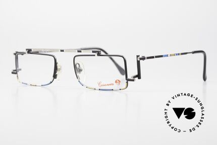 Casanova RVC3 Puristische Brille Geometrie, Rietveld gehörte der Künstlervereinigung "De Stijl" an, Passend für Herren und Damen