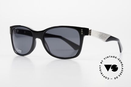 Cartier Jack Connection Jazz Sonnenbrille Miles Davis, starker Kontrast zwischen Schwarz & Ruthenium, Passend für Herren und Damen
