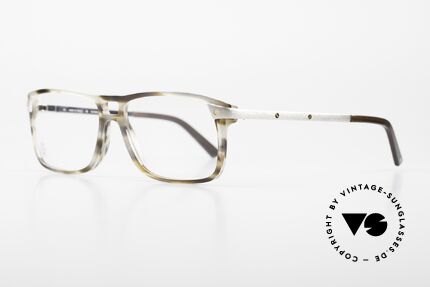 Cartier Eye Classics Herrenbrille Luxus Platinum, edles Rahmenmuster: Smoked Tortoiseshell-Effect, Passend für Herren