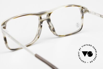 Cartier Eye Classics Herrenbrille Luxus Platinum, Größe: large, Passend für Herren