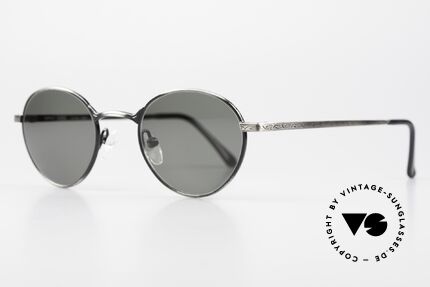 Giorgio Armani 129 Runde 1990er Panto Brille, dezenter, zeitloser Stil - passt gut zu jedem Look!, Passend für Herren und Damen