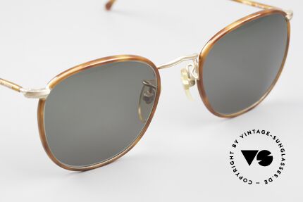 Giorgio Armani 141 Eckige Panto Sonnenbrille, keine aktuelle Kollektion, sondern echte 90er Ware, Passend für Herren