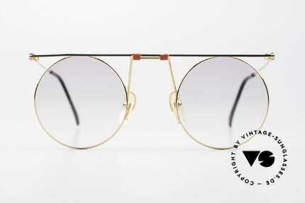 Casanova MTC 7 Kunstbrille 24kt Vergoldet, venezianisches Design mit technischen Gimmicks, Passend für Herren und Damen
