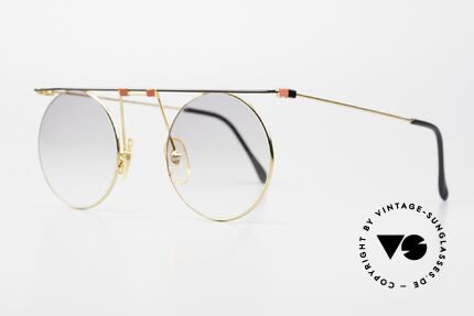 Casanova MTC 7 Kunstbrille 24kt Vergoldet, begehrtes Sammlerstück; 24kt vergoldete Fassung, Passend für Herren und Damen