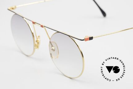 Casanova MTC 7 Kunstbrille 24kt Vergoldet, MTC steht für "Metalmeccanici" = "Metallarbeiter", Passend für Herren und Damen