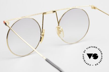 Casanova MTC 7 Kunstbrille 24kt Vergoldet, Größe: small, Passend für Herren und Damen
