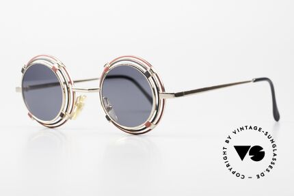 Casanova MTC 1 Runde Brille 24kt Vergoldet, begehrtes Sammlerstück; 24kt vergoldete Fassung, Passend für Herren und Damen