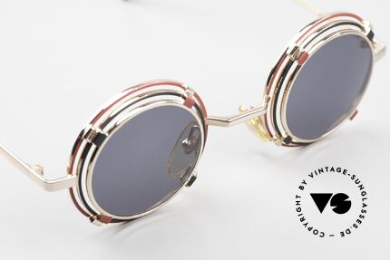 Casanova MTC 1 Runde Brille 24kt Vergoldet, eine ca. 30 Jahre alte, ungetragene vintage Rarität, Passend für Herren und Damen