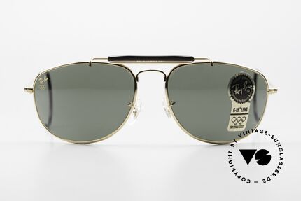 Ray Ban Sport Metal 1992 Rare Olympic Series B&L USA, vintage RAY-BAN Sonnenbrille OLYMPIC GAMES 1992, Passend für Herren