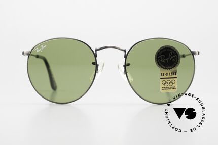 Ray Ban Round Metal 49 Runde Vintage Sonnenbrille, ein zeitloser Klassiker in absoluter TOP-Qualität, Passend für Herren und Damen