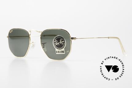 Ray Ban Classic Style III Bausch & Lomb Sonnenglas, vergoldete Luxus-Ausführung: wirklich made in USA, Passend für Herren und Damen