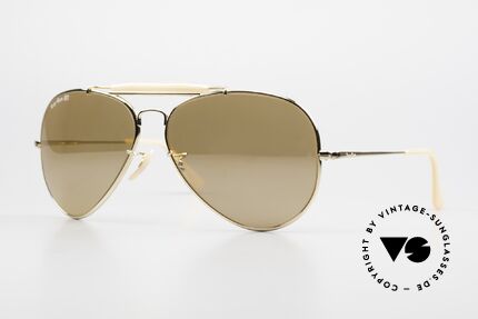 Ray Ban The General 62mm RB50 Mirrored B&L Lenses, Ray Ban Sonnenbrille 'THE GENERAL' 1937-1987, Passend für Herren