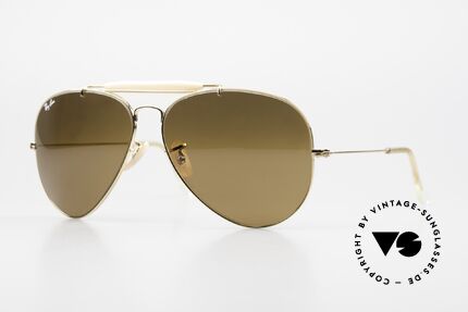 Ray Ban Outdoorsman II B&L USA 80er Mirrored B15 Details