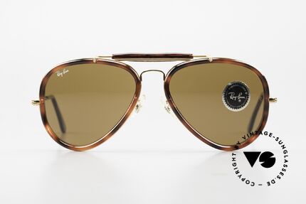 Ray Ban Traditionals Outdoorsman Limited B&L USA Sonnenbrille, large Größe 62°14; Traditionals Style G Edition, Passend für Herren Ray Ban Traditionals Outdoorsman Limited B&L USA Sonnenbrille, large Größe 62°14; Traditionals Style G Edition, Passend für Herren
