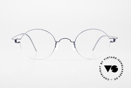 Lindberg Corona Air Titan Rim Runde Titanium Brille Unisex, vielfach ausgezeichnet hinsichtlich Qualität und Design, Passend für Herren und Damen