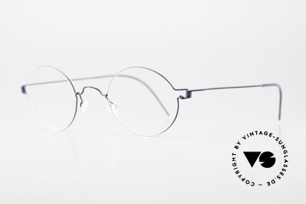 Lindberg Corona Air Titan Rim Runde Titanium Brille Unisex, so zeitlos, stilvoll und innovativ = Prädikat "VINTAGE", Passend für Herren und Damen