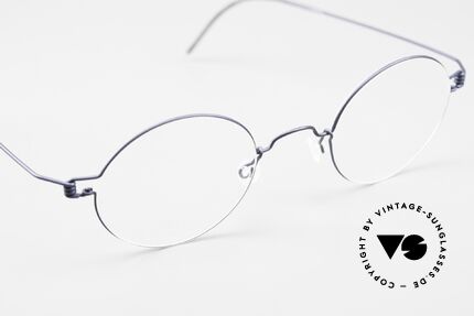Lindberg Corona Air Titan Rim Runde Titanium Brille Unisex, ungetragenes Designerstück + orig. Lindberg Magnet-Etui, Passend für Herren und Damen