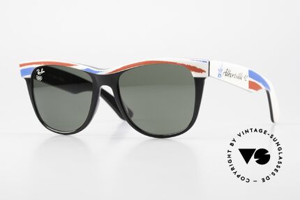 Ray Ban Wayfarer II Olympia Brille 1992 Albertville Details