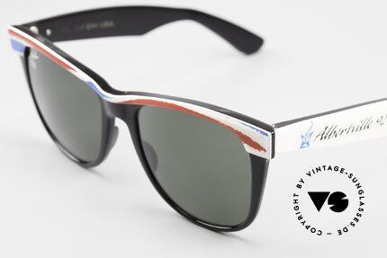 Ray Ban Wayfarer II Olympia Brille 1992 Albertville, KEINE retro Sonnenbrille; ein altes vintage ORIGINAL, Passend für Herren und Damen