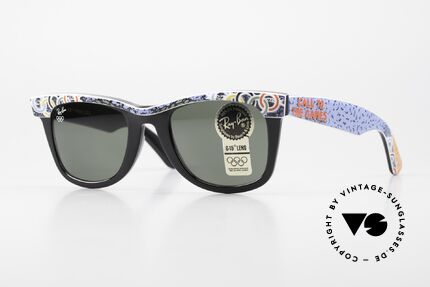 Ray Ban Wayfarer I Olympia Brille 1932 Los Angeles, limitierte B&L USA vintage Wayfarer Sonnenbrille, Passend für Herren und Damen