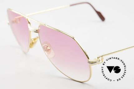 Sonnenbrillen Cartier Vendome LC M Die Rosarote 80er Luxusbrille