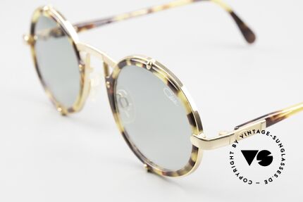Cazal 644 90er Sonnenbrille Rund Unisex, KEINE Retrosonnenbrille; Original von 1990/91, Passend für Herren und Damen