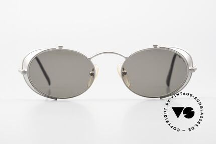 Jean Paul Gaultier 56-1175 Seitenblenden Sonnenbrille, 'Steampunk-Sonnenbrille' des exzentrischen Designers, Passend für Herren und Damen