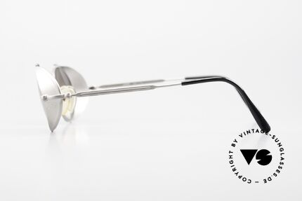Jean Paul Gaultier 56-1175 Seitenblenden Sonnenbrille, ungetragenes Einzelstück für Kunst- und Modeliebhaber, Passend für Herren und Damen