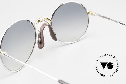 Porsche 5658 - S Runde 1990er Brille Bicolor, als SMALL 54-19 markiert, aber doch eher Gr. MEDIUM, Passend für Herren und Damen