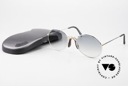 Porsche 5658 - S Runde 1990er Brille Bicolor, Größe: medium, Passend für Herren und Damen