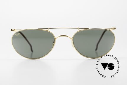 Ray Ban Deco Metals Wrap Alte Bausch Lomb Ray-Ban USA, vintage B&L Designersonnenbrille, made in USA, Passend für Herren und Damen