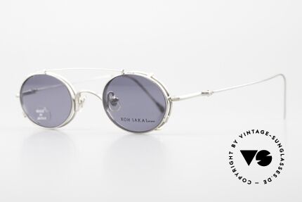 Koh Sakai KS9541 Ovale Brille Made in Japan 90er, in Los Angeles designed & in Sabae (Japan) produziert, Passend für Herren und Damen