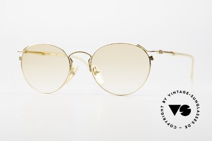 Jean Paul Gaultier 57-2271 22kt Vergoldete Fassung 90er, vintage 1990er Jean Paul Gaultier Kult-Sonnenbrille, Passend für Herren und Damen