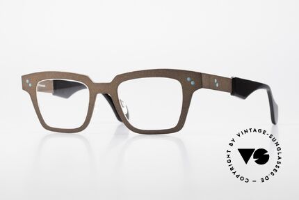 Theo Belgium Cinquante Titaniumbrille Designerbrille Details