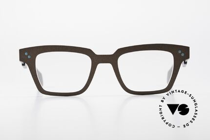 Theo Belgium Cinquante Titaniumbrille Designerbrille, Modell Cinquante-Sept, color 798 ("chocolate"), Passend für Herren