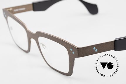 Theo Belgium Cinquante Titaniumbrille Designerbrille, Pure Titanium Rahmen (absolute Top-Qualität), Passend für Herren