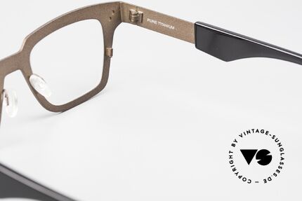 Theo Belgium Cinquante Titaniumbrille Designerbrille, Größe: extra large, Passend für Herren