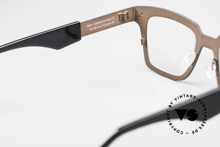 Theo Belgium Cinquante Titaniumbrille Designerbrille, die Vollrandfassung kann beliebig verglast werden, Passend für Herren