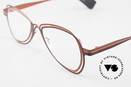 Theo Belgium Eye-Witness VB Designerbrille Damen Herren, eines tolles Designerstück und echter Hingucker, Passend für Herren und Damen