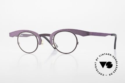 Theo Belgium O Designerbrille Für Frauen, interessante Damenbrille von Theo; true vintage, Passend für Damen